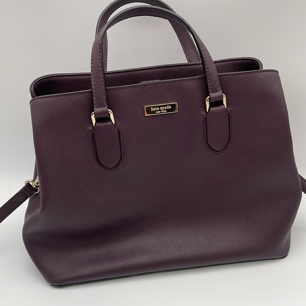 Kate Spade Dark Purple Satchel Bag